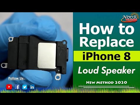 iphone 8 loud speaker replace | How to Replace iPhone 8 loud speaker |Noor telecom