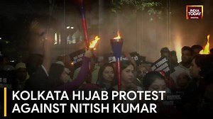 Kolkata hijab protest: Women march after Nitish Kumar row | ‘Mera hijab meri pasand'