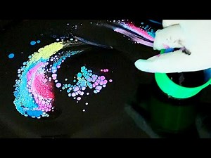 Open Cup Acrylic Pour GALAXY 🌌 ~ 2 Simple Ingredients. Paint Pouring Tutorial ~ Fluid Art!
