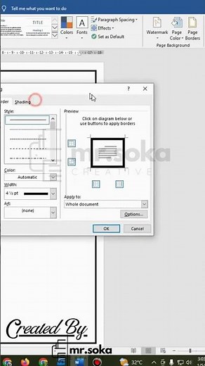 How to Remove Frames or Borders in Ms Word