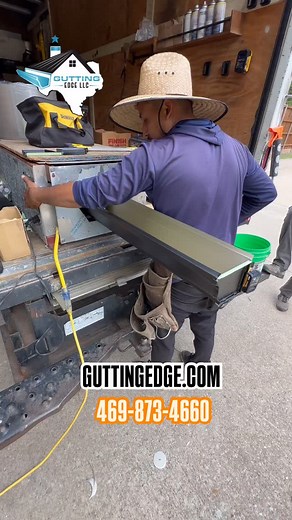 ROLLING OUT BLACK 6 INCH GUTTERS TO INSTALL ON A HOME IN PLANO TX. DM US OR GIVE US A CALL NOW FOR A FREE ESTIMATE ON ALL YOUR RESIDENTIAL NEEDS! #roofing #gutters #construction #reels #homeimprovement #homeimprovements #dfw #dallas #texas #plano #gutters #roofing #construction #carpentry #plano #texas #guttingedge #reels #instareels #handyman #contractor #5star #google #remodel #painting #carpentry #woodworking #woodworker #reels #diy #shorts | Gutting Edge