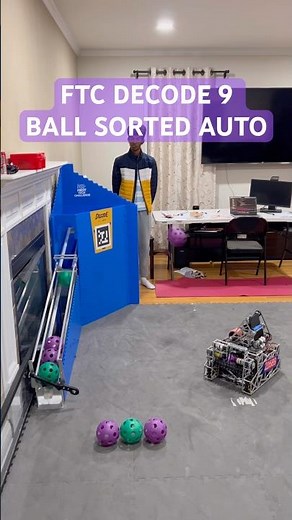 FTC DECODE 9 BALL SORTED AUTO #first #ftc #robot #engineering #steam #competition #3dprinting