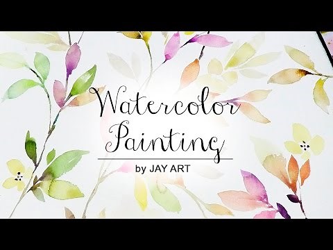 How to paint foliage in watercolor