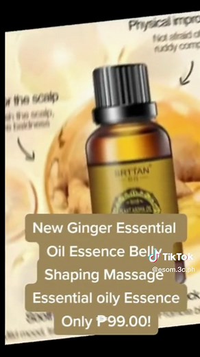EELHOE Ginger Essential Oil Firming and Slimming Massage and Shaping Liquid
