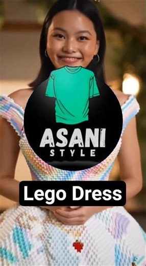 Viral Lego Dress #fashion #legodress #viralvideo #styleinspo #creativefashion
