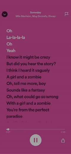Milo Manheim and Meg Donnely | Someday | Spotify Lyrics