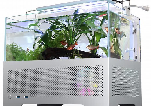 This PC case with built-in aquarium is a terrible idea
