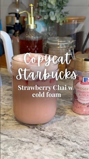 Starbucks Copycat Strawberry Chai