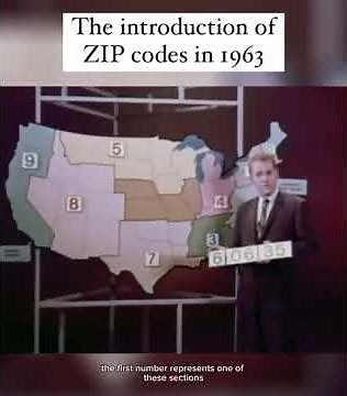 In 1963, the U.S. introduced ZIP codes, with the Postal Service explaining what the numbers mea...