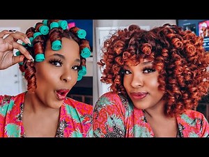 HOW TO | Perm Rod Set on Natural Hair Tutorial | Quick & Easy