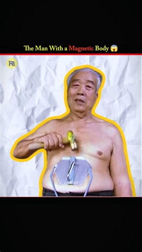 The Man With a Magnetic Body 😱 #shorts