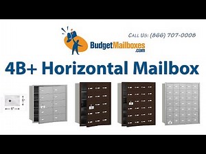 Budget Mailboxes | 4B+ Horizontal Mailbox
