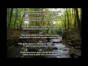 2. Wapaki, Nyasaye(We Praise Thee, O God) Hymnal/ Luo Nyagendia