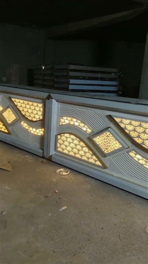 Modern CNC LED Decorative Panel | Backlit Wall Design for Reception & Interiors #catering #chafing