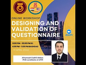 Designing and validation of questionnaire