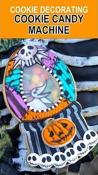 Decorated Candy Machine Cookies - Soothing Royal Icing Cookie Decorating