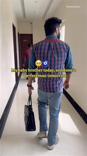 He Carries My Purse Today 💙 Tomorrow He’ll Carry Someone’s World 🥹 #brother #love #sister #family