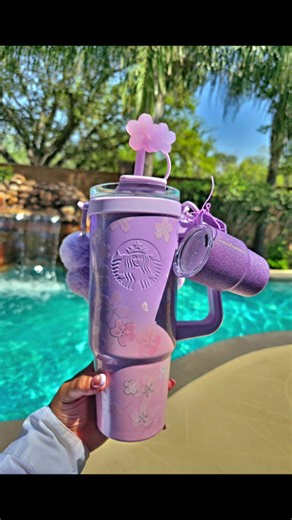2026 China Cherry Blossom Spring Tumbler with Mini Charm