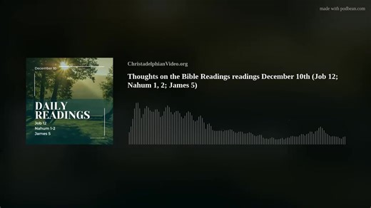 In Job 12 we have a continuation of his response to Zophar. This chapter tells us Job accepts that all that has happened to him is from the Almighty (Shaddai - a Hebrew word which expresses two different aspects of God's character - it means "the destroyers" and also, "the nourishers"). In chapter 42verses11 we are told that Job's suffering was from God. Job starts chapter 12 with supreme sarcasm, "No doubt you (my 3 friends) are the people, and wisdom will die with you" ESV verse 1; i.e. you're