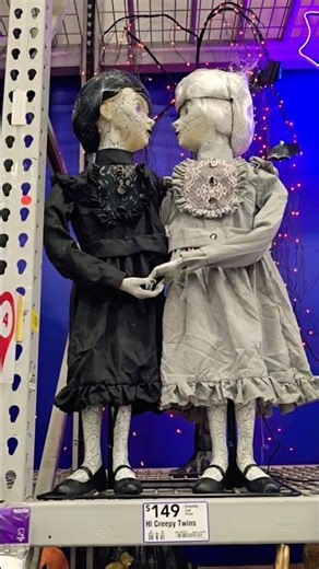 Lowe's Animated Creepy Twin Sisters #shorts #new #halloween #2025