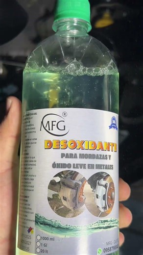 Recupera el color original de las mordazas con DESOXIDANTE PARA MORDAZAS MFG #desoxidante