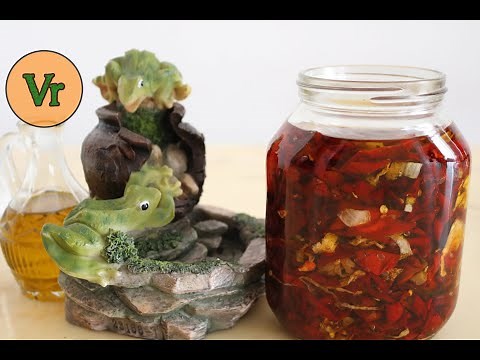 How to preserve bell peppers in olive oil | Rich in vitamin A, C and folic acid