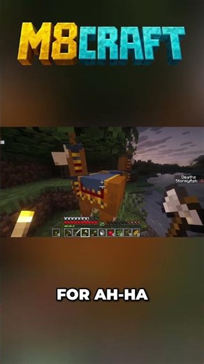 Minecraft Hunter: Spiders, Llama Heist & Sunset Survival! #shorts