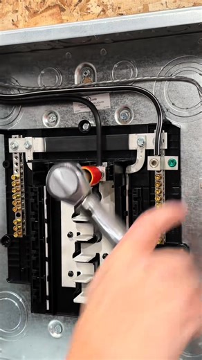 7.6K views · 63 reactions | ⚡️How to install an electrical subpanel  #wkhk #thebaseme... #whackhack | King Whack Hack | Facebook