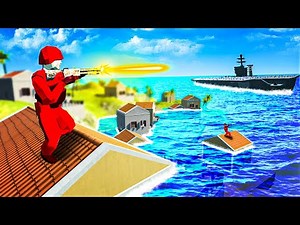 Ravenfield but the WATER is RISING! Epic Ravenfield Disaster Mod