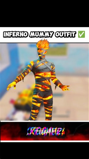 HOW TO INFERNO MUMMY OUTFIT ✅ #youtubeshorts #shortsfeed