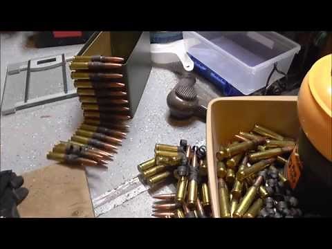 50BMG de linking belt fed ammo