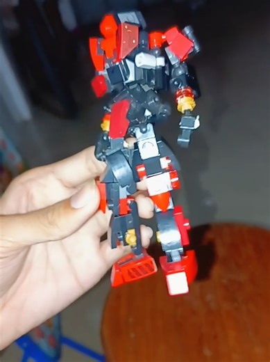 new small mech heheh 😜 #robot #max #new #red #fyp