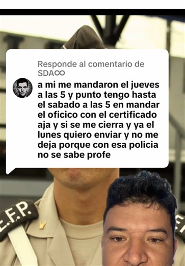 Aclaración sobre el proceso policial 2025