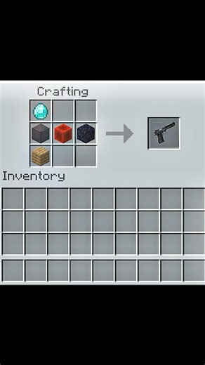 crafting desert eagle moment #minecraft #shorts #youtube