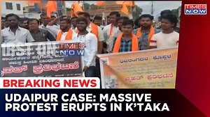 Kanhaiya Lal Udaipur Case: Hindu Group Stages Huge Protest Erupts In Karnataka | Breaking News