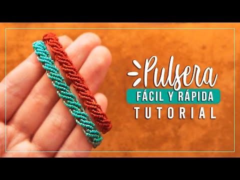 How to make an easy and quick thread bracelet #3✨ Step by Step | DIY Macrame Friendship Bracelet