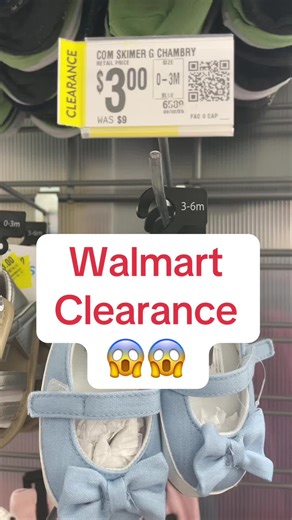 Walmart clearance lots of baby/ kids clothes on clearance. Prices range from $1.00 to $3.00 ! Don’t forget to scan using your Walmart app! #walmartclearance #babykidsclothesonclearance #frugal #onabudgetparent #fyp