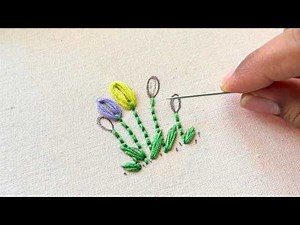 Hand Embroidery Designs Flower Pattern | Embroidery Pattern | Beginner Friendly Tutorial