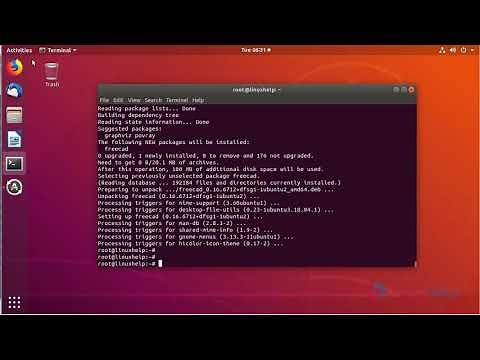 How to install FreeCAD on Ubuntu 18.04