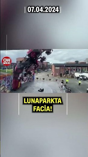 Lunaparkta Kaza! Makinalardan Birinin Parçası Böyle Koptu! O Facia Anında Kamera Kayıttaydı #Shorts