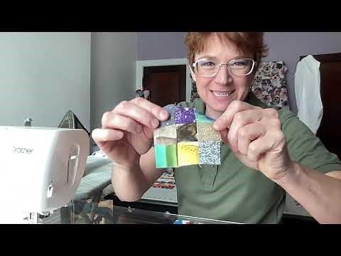 How to Start Sewing a Scrappy Postage Stamp Quilt Block, Making the Units