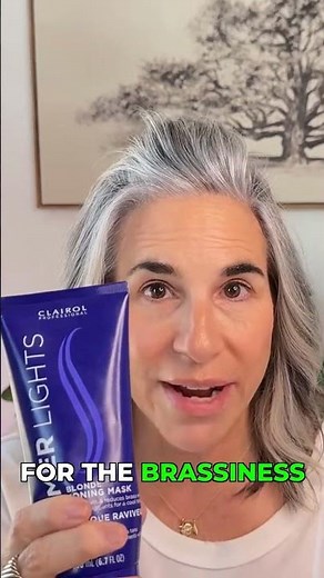 Weekly Gloss Routine That Fixes Yellow Silver Hair #haircare #silverhair #hairtok