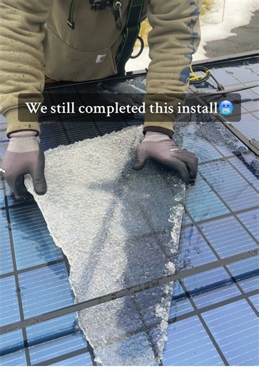 Solar Panel Installation in New England Winter Conditions