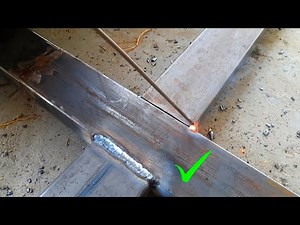 Not everyone knows how to weld flate position using 6013 | Weld for beginners