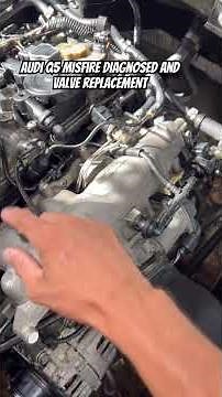 Audi Q5 2013 misfire diagnosed and repair #diymechanic