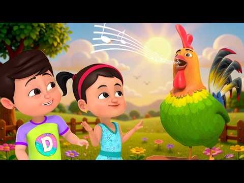 Murga Bole Kukdoo Koo + आलू कचालू बेटा + 7 More Popular Nursery Rhymes In Hindi | Bingo Bongo Kids