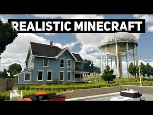 Building an Ultra Realistic Suburban Town in Minecraft