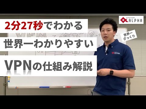 2分27秒でわかる！初心者のための世界一わかりやすいVPN入門