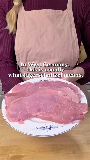 Nina | German family recipes & culture | In West Germany, this is usually what Jägerschnitzel means. A breaded pork cutlet served with mushroom sauce and crispy potatoes. Simple,... | Instagram