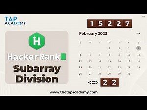 Subarray division